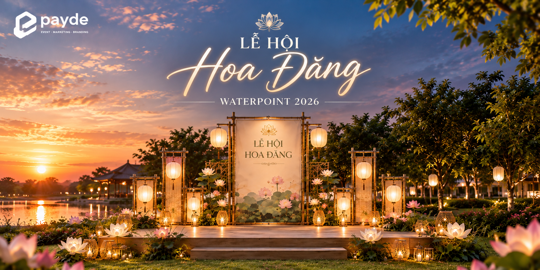 Lễ hội Hoa đăng Waterpoint 2026: Một hành trình trải nghiệm kết nối gia đình